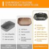 2PCS Silicone Pot Air Fryer Liners for Ninjas Dual Air Fryer, Reusable Silicone Air Fryer Liner, Double Silicone Air Fryer Basket BPA Free Air Fr
