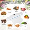 Vacuum Sealer, Automatic Food Vacuum Sealer Machine for Sous Vide Cooking with 10 Sealer Bags, Air Sealing System for Food Preservation, One-Touc
