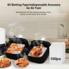 14Pcs Dual Air Fryer Accessories for Ninja Foodi AF300UK, AF400UK & 7.6L-9.5L Air Fryers & Tower T17088, Including Pizza Pan, Racks, Egg Mold, et