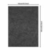 YEXEXINM 5.3 x 3.3 FT Outdoor Storage Shed Mat-Waterproof Dustproof Outdoor Carport Mat- Backing Prevents Liquid Penetration，Anti-Slip Patio Furn