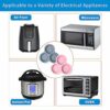 2 Pcs Silicone Air Fryer Egg Pan, 3 Hole Pancake Pan Fried Egg Pan Air Fryer Egg Mould Silicone Muffin Pans Non-stick Egg Pan Mini Pie Crusts Cup