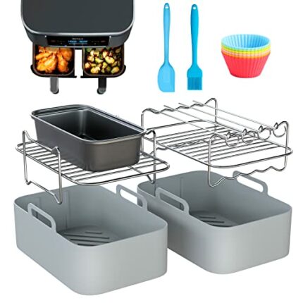 Lamapee Air Fryer Accessories for Ninja Dual Zone Air Fryer AF300UK