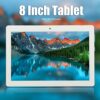8 Inch Tablet 4G RAM 64G ROM 1920x1080 IPS Screen Octa Core CPU Processor Blue Calling Tablet for Android 10 100‑240V PC(110-240V), Tablet Androi