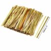 YQ 2 Packs of 1400 Pieces Twist Ties,Foil Ties Metallic Twist Ties for Baking,Party,Candy,Gift Bags（Siver and Gold）