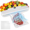 Vacuum Sealer, Automatic Food Vacuum Sealer Machine for Sous Vide Cooking with 10 Sealer Bags, Air Sealing System for Food Preservation, One-Touc