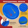 2Pcs Air Fryer Silicone Liner, 7.5 Inch Collapsible Air Fryer Silicone Pot, Reusable Food Grade Silicone Air Fryer Liners Accessories for Oven, M