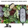 15W LED Grow Light, 78 LEDs Sunlike Full Spectrum Plant Lights with Timer, 5 Dimmable Levels, Auto On/Off, 360°Adjustable Gooseneck Waterproof Gr