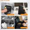 2PCS Silicone Air Fryer Liners for Ninjas Dual Air Fryer, Double Silicone Pot for Ninja Dual Air Fryer Reusable Silicone Air Fryer Liner Air Frye