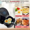 1pcs Reusable Air Fryer Egg Mould 3 Hole Silicone Ramekins for Air Fryer Suitable for Air Fryers Above 6QT Perfect for Parties Weddings Birthdays