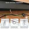 15-Pack Greenhouse Bolts and Rings, Aluminium Cropped Head Greenhouse Bolts and Nuts, Creating Suspension Anchors Point In Glazed Steel Channels