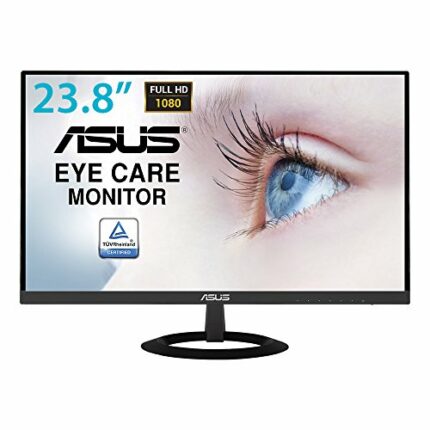 ASUS VZ249HE 24 Inch (23.8 Inch) Monitor, FHD (1920x1080), IPS, Ultra-Slim Design, HDMI, D-Sub, Flicker free, Low Blue Light, TUV certified