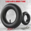 1PZ UK6-40T 2 pack of 3.50/4.00-6 Inner Tube TR13 Straight Valve with Tyre Levers Replacement for Wheelbarrow Sack Barrow Trolley Mobility Scoote