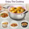 2pcs Slow Cooker Liners Silicone Crock Pot Liner Reusable Cooking Bags Liners Leakproof Slow Cooker Divider Liner Dishwasher Safe Slow Cooker Acc