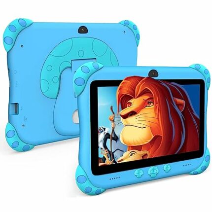 ascrecem Kids Tablet 7 inch Android Toddler Tablet for Kids with WiFi Dual Camera Parental Control,2GB 32GB Children's Tablet with Kids Software