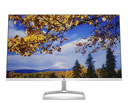 HP M27f Ultraslim Monitor 27 Inch, Full HD 1080p, 75hz Refresh Rate 2 x HDMI, 1 x VGA Blue Light Filter, Anti Glare, Tilt Adjutsment, Flicker Fre