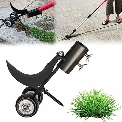 Sushi Kong Crazy Weeds Marauder,Crevice Weeding Tools with Wheels,Garden Detachable Long Handle 2 in 1 Weed Puller Tool Stand Up Heavy Duty