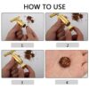 T Pollen Press Tool Pollen Press Kief Heavy Duty Pollen Presser T Press Handle Tool Metal Aluminum Compressor T Shape Handle Tool for Pressing He