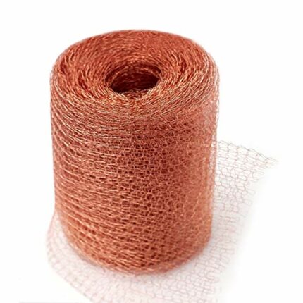 GERAWOO Pure Copper Mesh Rodent Pest Control, 20 Feet Fine Wire Mesh Roll for Mouse Hole Filler, Rat Snail Slug Deterrent & Trap for Indoors, Gar