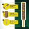 YAUNGEL Moss Pole, 2 Pcs 41CM/16 Inches Coir Totem Pole Moss Stick with 20M Twist Ties, Plant Support Totem Pole Plant Climbing Coco Coir Poles t