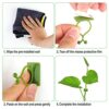 120pcs Self-Adhesive Hook Plant Vine Traction, Plant Climbing Wall Fixture Clips,Climbing Plant Support Clips Vine Plant Climbing Wall Fixer for