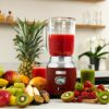 Westinghouse Retro Food Blender - 600 Watt Liquidiser Blender for Kitchen - Smoothie Maker with 1.5 L Glass Jug - Mixer Blender For Milkshake, So