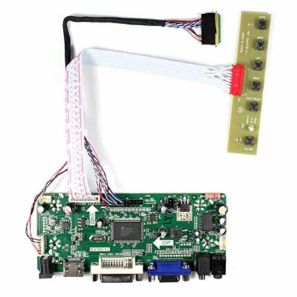 VSDISPLAY HDMI VGA DVI LCD Display Controller Board for 15.6" LP156WH2 LP156WH4 1366x768 LED 40Pin LVDs LCD Screen Panel