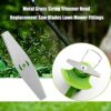 24 PCS Strimmer Blades Lawn Mower Blades Metal Blade Strimmers Replacement Accessories for Outdoor Tough Weeds Undergrowth Grass Cutting