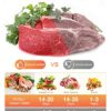 Vacuum Sealer, 4 in 1 Food Vacuum Sealer Machine for Sous Vide Cooking with 10Pcs Free Vacuum Bags Storage, Lightweight One-button Sealing/Vacuum