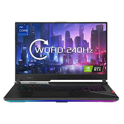ASUS ROG Strix SCAR 17 SE G733CX 240Hz WQHD 17.3" Gaming Laptop (Intel i9-12950H, Nvidia GeForce RTX 3080Ti Laptop GPU, 32GB RAM, 2TB SSD, Per Ke