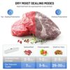 Vacuum Sealer, Automatic Food Vacuum Sealer Machine for Sous Vide Cooking with 10 Sealer Bags, Air Sealing System for Food Preservation, One-Touc