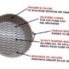 2pcs Air Fryer Silicone Liner 7.8 inch/20cm Medium Air Fryer Accessories Reusable Replaces Parchment Paper Fits 3-5L Compatible with Ninja, Cosor