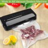 VacFreKep 4 Pack 28cmx15m Vacuum Sealer Bags Rolls for Food,Commercial Grade, BPA Free,Puncture Prevention,Great for Sous Vide