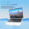 UDKED Laptop,6GB RAM 128GB SSD Laptops,14 Inch 1920x1080 Pixels Ultrabook,Intel Celeron Quad Core Computer（up to 2.5ghz）,Laptops with 5G/2.4G WiF