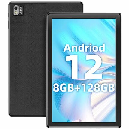SGIN Tablet 10.1 Inch Android 12 Tablet PC 8GB RAM 128GB Storage, 1920x1200 IPS Display, Octa-core Processor, WiFi, Bluetooth, GPS, Type-c, 6000m