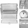 Verve Jelly Rotisserie Basket,14X18cm Stainless Steel Grilled Cage Basket Rotisserie Grill Rotary ​Baking Cage for Coffee Bean BBQ Grill Bakeware