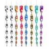 Yafe 8Pcs Reflective Bird Deterrent Rods, 7 color 30cm Hanging Bird Repellents Reflective Wind Spiral- Keep Birds Away From Your Home, Garden, Pa