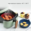 2Pcs Silicone Air Fryer Liner 8.5'' Reusable Air Fryer Silicone Basket, Heat Resistant Easy Cleaning Air fryers Silicone Pot Round for 3 to 5 Qt