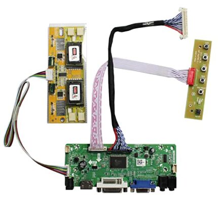 HDMI+VGA+DVI+Audio Input LCD Controller Board For M201EW02 M220EW01 20.1" 22" 1680x1050 4CCFL 30Pins LCD Panel