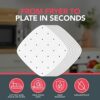200pk Square Air Fryer Liners Disposable | 8.5 Inch | Perforated Air Fryer Parchment Paper Liners | Air Fryer Paper Liners | Air Fryer Liners Squ