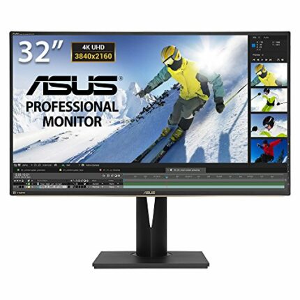 ASUS PA329Q 32 Inch Professional Monitor, 4K (3840 x 2160), IPS, Quantum Dot, 99.5% Adobe RGB, △E< 2, Flicker Free, Low Blue Light, TUV Certified