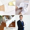 24 Pcs (12 Pair) White Cotton Gloves for Dry Hand Moisturizing Cosmetic Eczema Hand Spa and Coin Jewelry Inspection, Checking Gloves,Serving Glov