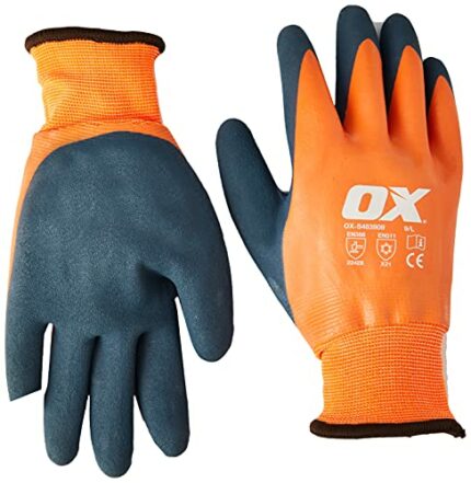 OX Waterproof Thermal Latex Glove Size 9 / Large