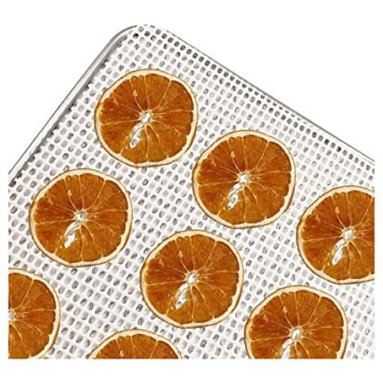 Nebula Silicone Food Dehydrator Sheets - Non-stick Square Edge Dehydrator Tray Cover for Fruit, Veg, Meat, Mushroom, Herb, Seed, Beef Jerky (Pack