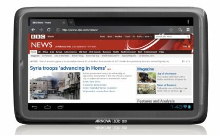 Arnova 10G3 10.1 inch tablet (1GHz processor, 1GB RAM, 8GB memory, capacitive touch screen, 1080 HD video playback, expandable memory, Android 4.