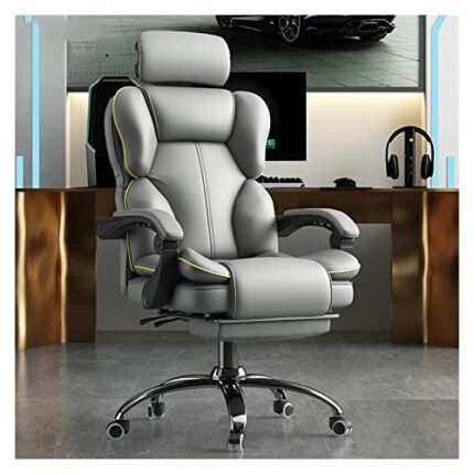 ZCMEB Computer Chair Home Boys And Girls Can Adjust The Live Gaming Chair Boss Chair Lazy Swivel Office Chair