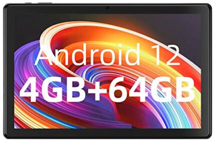 SGIN 10.1 Inch Tablet Android 12, 4GB RAM 64GB SSD (TF 256GB), 2MP+5MP Camera, 800x1280 HD IPS, 6000 mAh Battery Tablet with TF Card Slot, Dual W