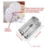 Verve Jelly Rotisserie Basket,14X18cm Stainless Steel Grilled Cage Basket Rotisserie Grill Rotary ​Baking Cage for Coffee Bean BBQ Grill Bakeware