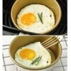 Udewo Air Fryer Egg Mould 4 Inch Round Cake Moulds for Baking Non Stick Cake Tins Baking Tins Mini Cake Pans Cake Baking Pan Bakeware Ramekins fo