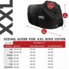 PRO BIKE TOOL Bicycle Cover for Outdoor Storage - for 1 2 or 3 Bikes - 2 Style Options - Stationary Use for Yard or Garden - Travel Use for Car R