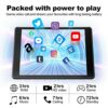 7.5 Inch Android Tablet, Android 12, 4GB RAM,64GB ROM, 2MP+8MP Dual Camera,1440 X 1080 IPS Touch Screen,4000mAh,2.4G/5G Wi-Fi, Bluetooth, Google